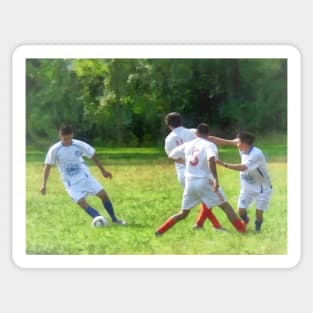 Soccer - Soccer Ball in Play Sticker